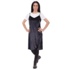 Rochie tip maiou usor evazata din catifea neagra