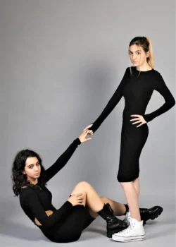 Rochie mulata din lycra neagra