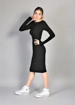 Rochie mulata din lycra neagra
