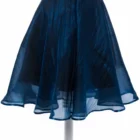 Fusta clos albastra din organza